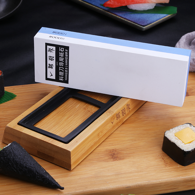 一郎别作磨刀石寿司料理菜刀专用出口日本双面白钢玉超细抹刀砥石