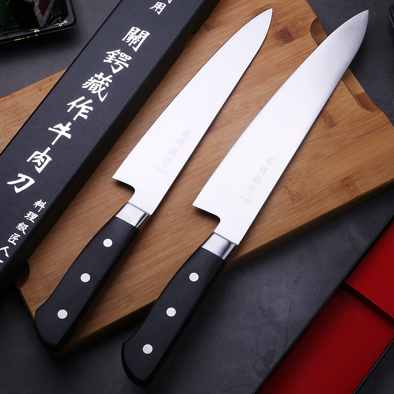 Guan'e cang zuo Sushi knife chrysanthemum milk tea shop special fruit knife bar cooking knife western chef knife sashimi knife