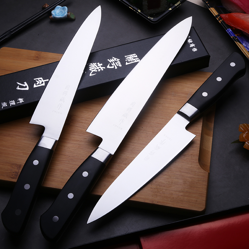 Guan'e cang zuo Sushi knife chrysanthemum milk tea shop special fruit knife bar cooking knife western chef knife sashimi knife