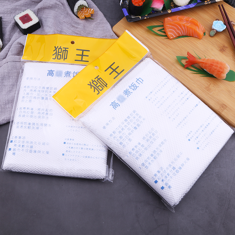 Shiwang cooking towel steamed rice towel net steamed rice towel sushi restaurant use non stick pot steamer to separate rice towel food gauze